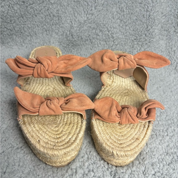 Loeffler Randall Espadrilles Sz 40 Bows 1.5 inches - Picture 2 of 6